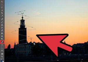 آموزش ایجاد یک اثر چرخشی نور در فتوشاپ