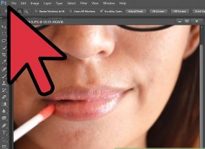 آموزش اعمال رژ لب زدن در فتوشاپ به صورت ساده