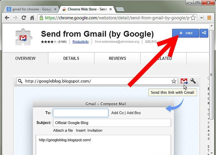 نحوه اضافه کردن دکمه Gmail به Chrome