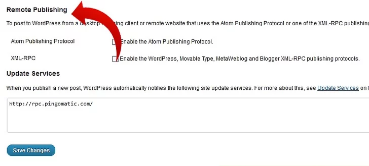 فعال کردن XML RPC در وردپرس