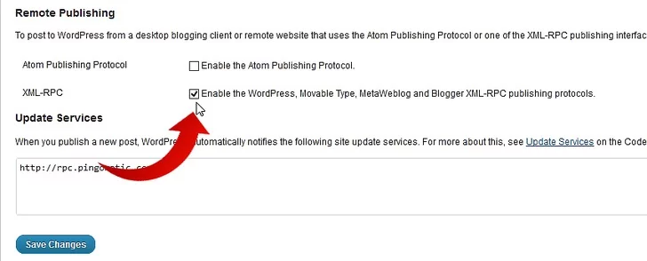 فعال کردن XML RPC در وردپرسفعال کردن XML RPC در وردپرس