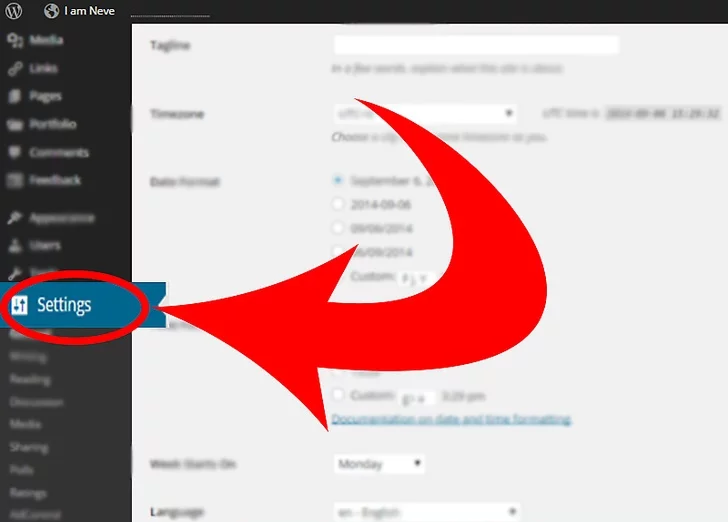تنظیمات وبلاگ خود وردپرس خود را تغییر دهید