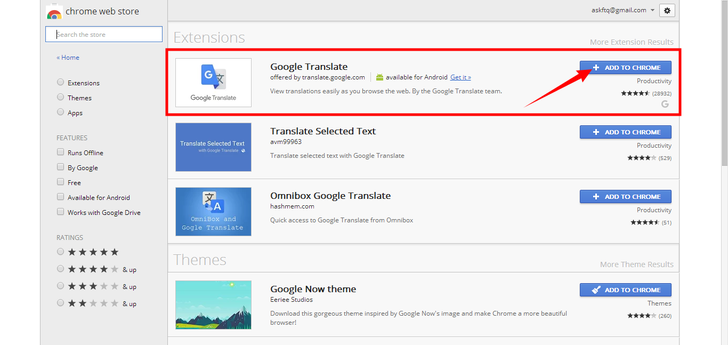 نحوه استفاده از افزونه Google Translate