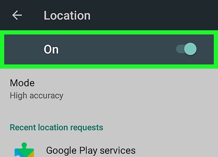 روشن کردن موقعیت مکانی در گوشی های اندروید