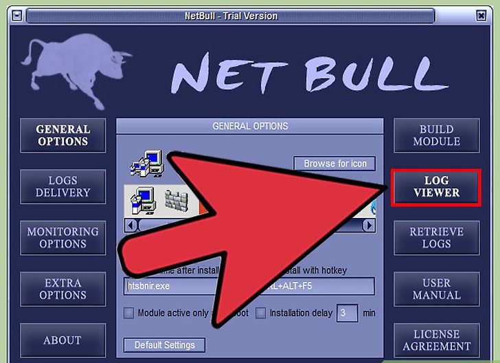 مشاهده لاگ ها در کیلاگر Net bull