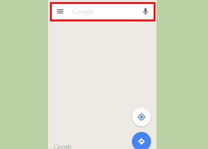 باز کردن برنامه google maps در گوشی