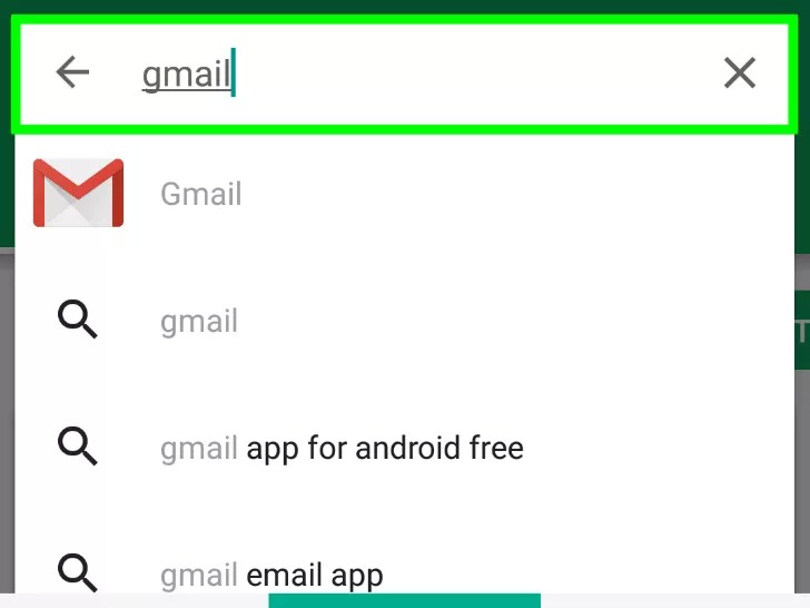 دانلود جیمیل از پلی استور