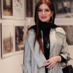 مدل موی متین ستوده در افتتاحیه نمایشگاه عکس