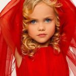 مدل لباس قرمز ویولا دیما مدل عکاسی کودک