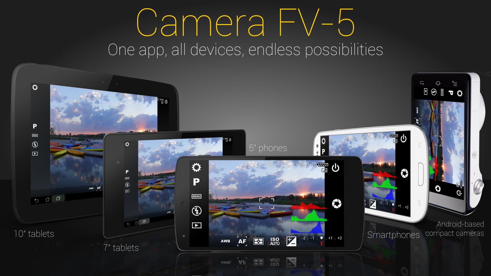 Camera FV-5 Lite بهترین برنامه دوربین عکاسی