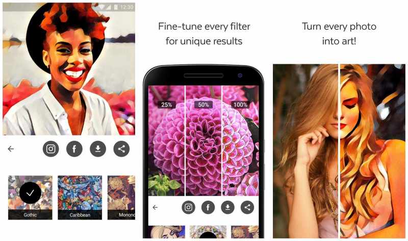 Prisma Photo Editor بهترین برنامه اندروید ادیت عکس