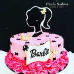 کیک تولد دخترونه باربی برای 9 سالگی