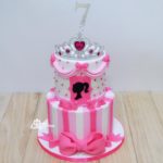 کیک تولد دخترونه 7 سلالگی