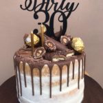 کیک تولد شکلاتی ، 30 سالگی