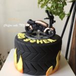 کیک تولد پسرانه نوجوان موتور