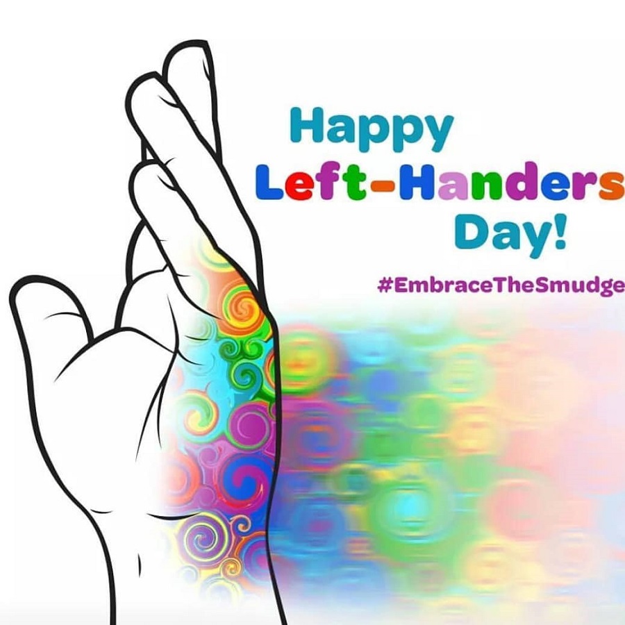 عکس نوشته برای پروفایل تبریک روز جهانی چپ دست ها 