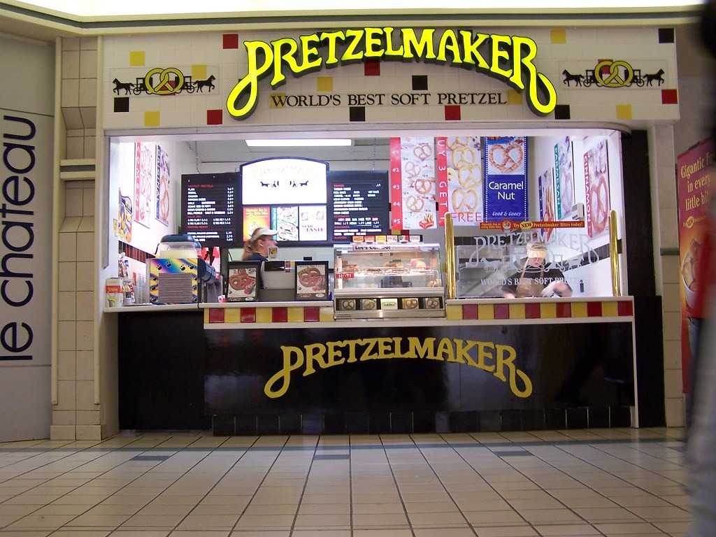 معروفترین شیرینی پزی های دنیا که دارای حق امتیاز هستند: Pretzelmaker