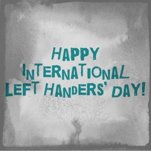 عکس نوشته روز جهانی چپ دست مبارک برای استوری، پروفایل و استاتوس