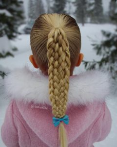 70 مدل جدید بافت مو دخترانه فرانسوی 2019