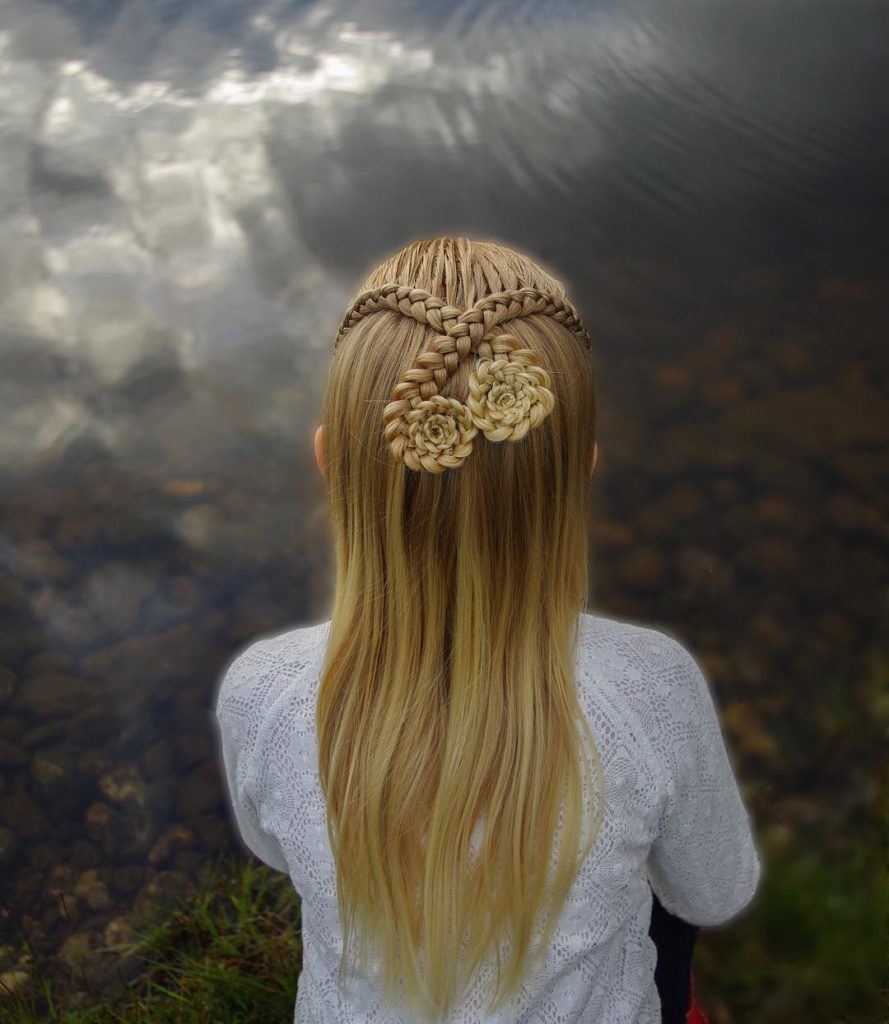 35 مدل بافت موی دخترانه مجلسی جدید