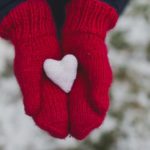عکس قلب برای پروفایل در زمستان