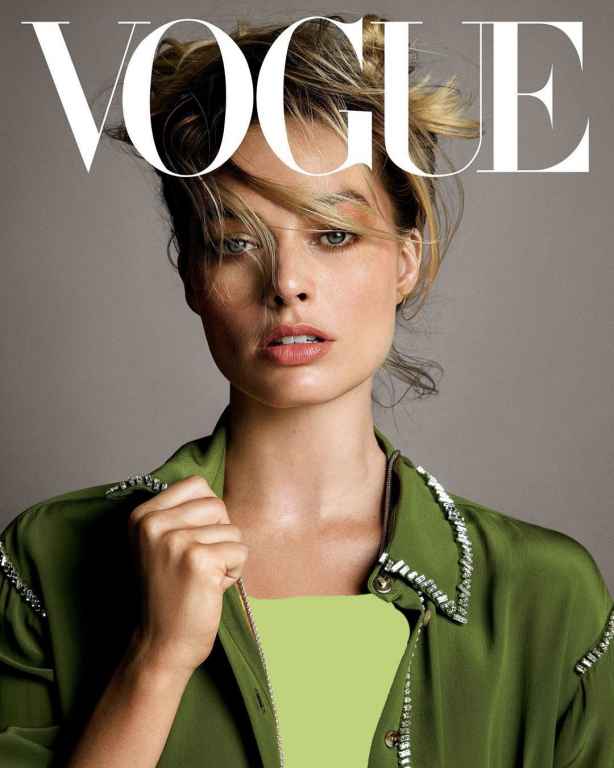 تصویر مارگو رابی بر روی مجله vogue