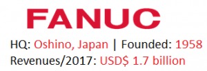 21 شرکت رباتیک صنعتی برتر در جهان در سال 2019: شرکت رباتیک FANUC