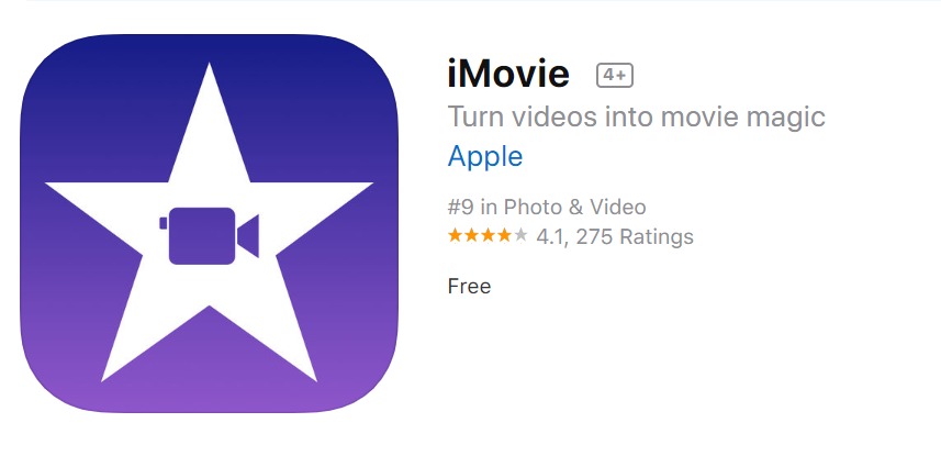 بهترین اپلیکیشن های ویرایش فیلمر برای آی جی وی تی اینستاگرام: imovie