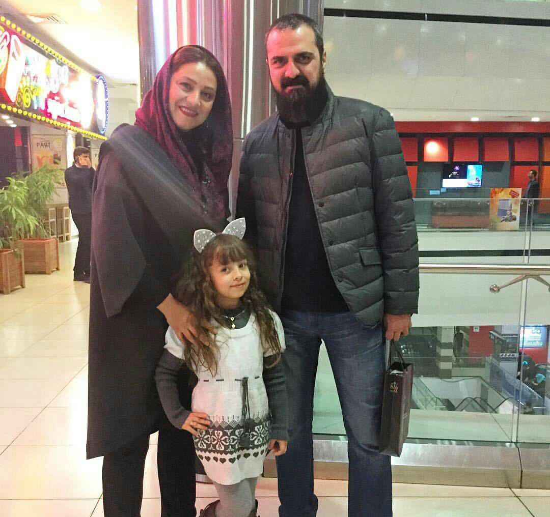 عکس علیرضا آرا و دخترش