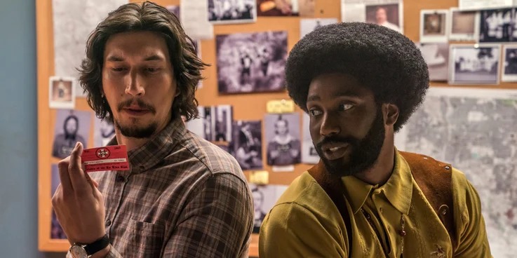 جان دیوید و آدام درایور فیلم بلکککلنزمن(BLACKKKLANSMAN 2018)