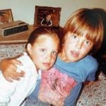 عکس کودکی آنجلینا جولی و برادرش