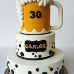 کیک تولد 30 سالگی مردانه فنجون