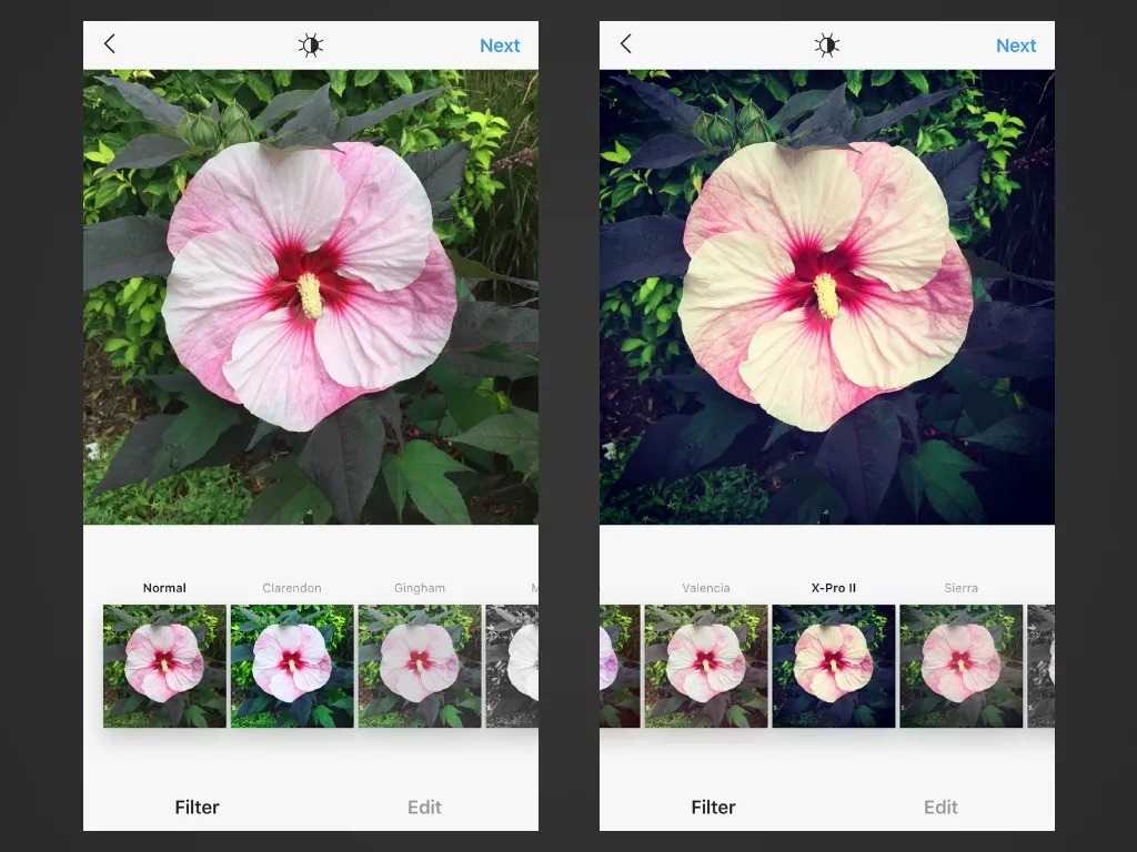 بهترین فیلتر اینستاگرام برای بالا بردن کنتراست: فیلتر X-Pro II