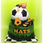 کیک تولد پسرانه فوتبالی فانتزی