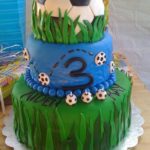 کیک های تولد پسرانه فوتبالی