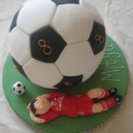 کیک تولد پسرانه فوتبالی پرسپولیس