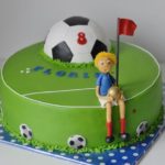 کیک تولد پسرانه فوتبالی استقلال