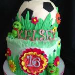 کیک تولد پسرانه فوتبالی جدید 2019