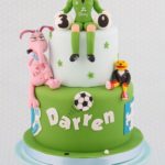 کیک تولد پسرانه فوتبالی جدید و شیک
