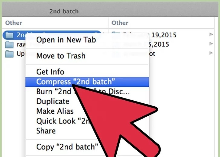 آموزش زيپ كردن فايل در مک او اس - Mac OS X