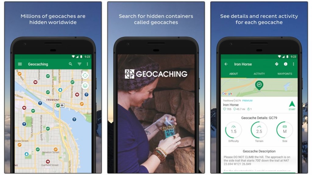 بازی Geocaching (iOS/Android)