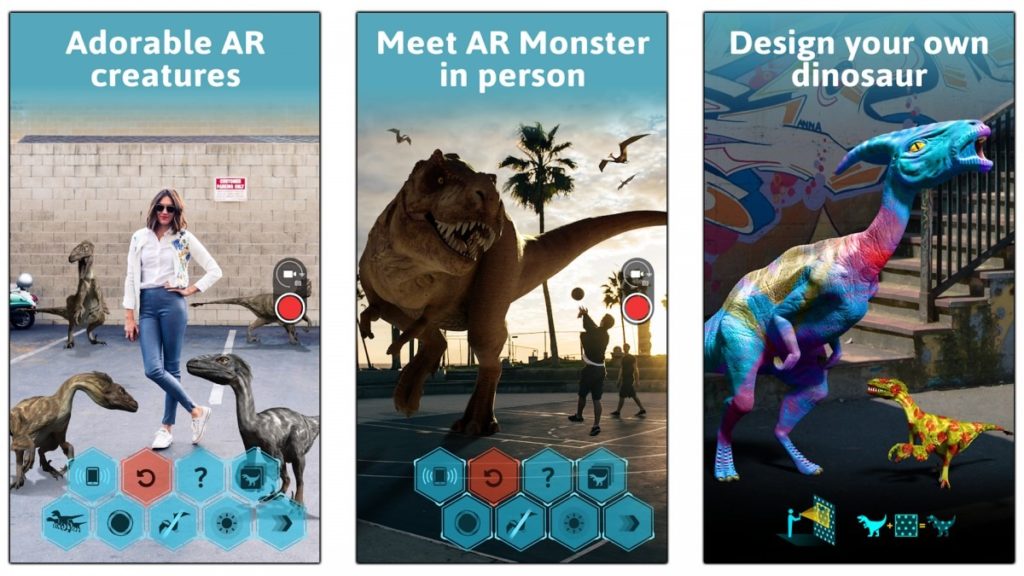 بازی Monster Park: AR Dino World (iOS/Android)