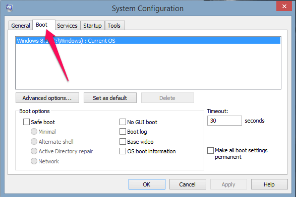 راه برای بارگیری یا لود ویندوز در safe Mode