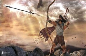 نقاشی آرش کمانگیر برای کودکان در سنین ابتدایی