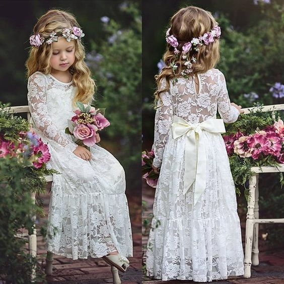 عکس دختر بچه با لباس عروس