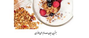 بهترین میان وعده ها برای لاغری که به کاهش وزن شما لطمه نمیزند!