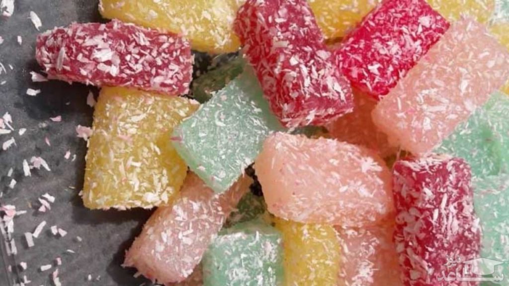 طرز تهیه باسلوق رنگی ژله ای مرحله به مرحله