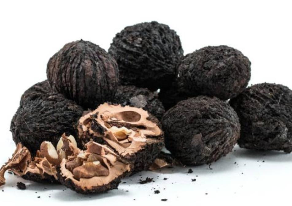 کالری 100 گرم گردوی سیاه خشک شده 618 کالری است