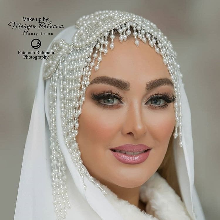 شوهر الهام حمیدی و عکس عروسیشان