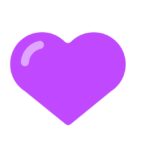 معنی قلب بنفش در استیکر ها چیست؟ 💜 یعنی چه؟